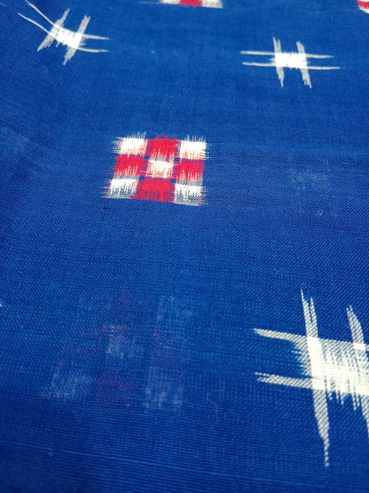 Blue 🔵 pasapali ikat cotton fabric