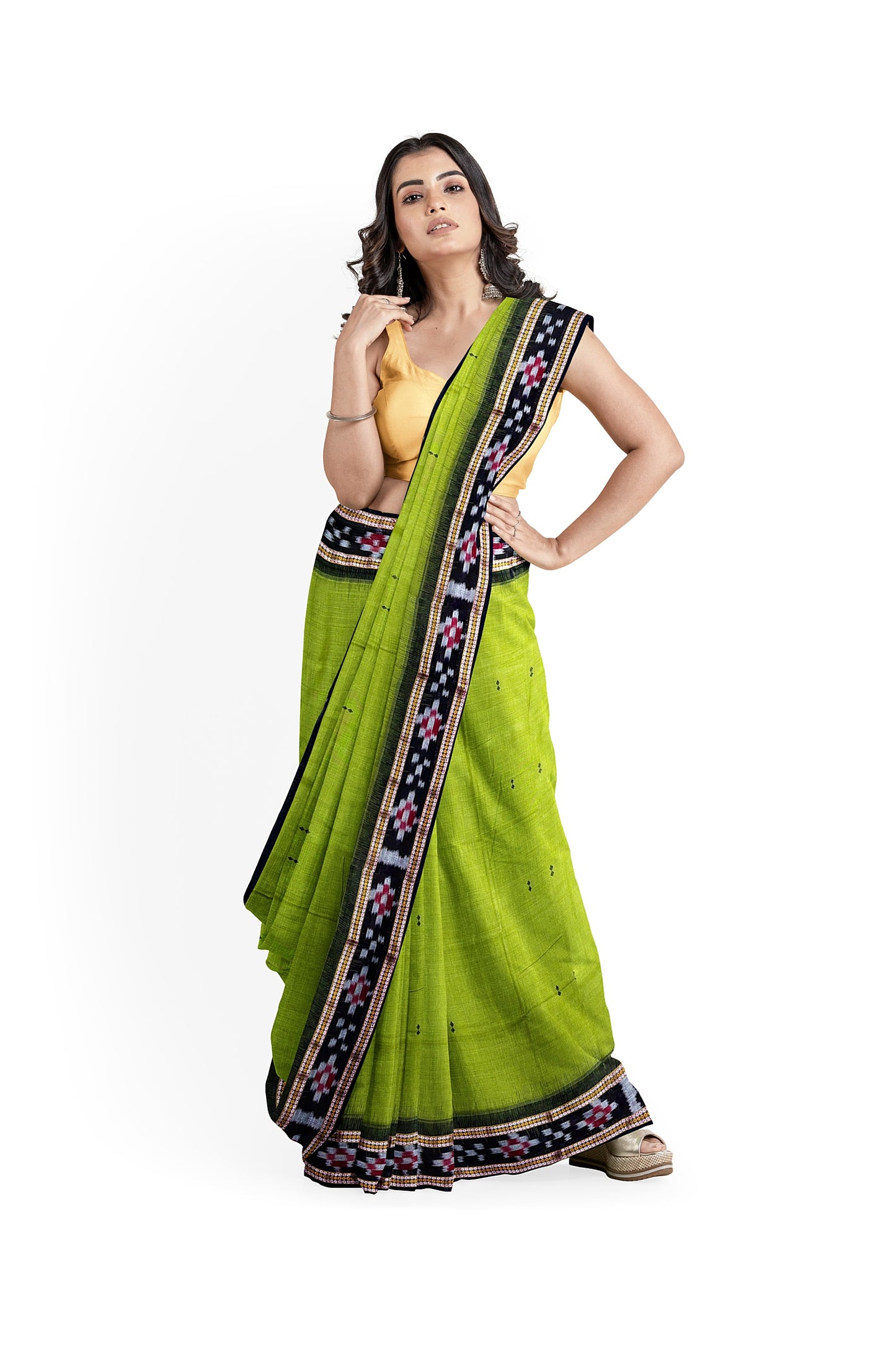 Border pasapali khandua cotton saree