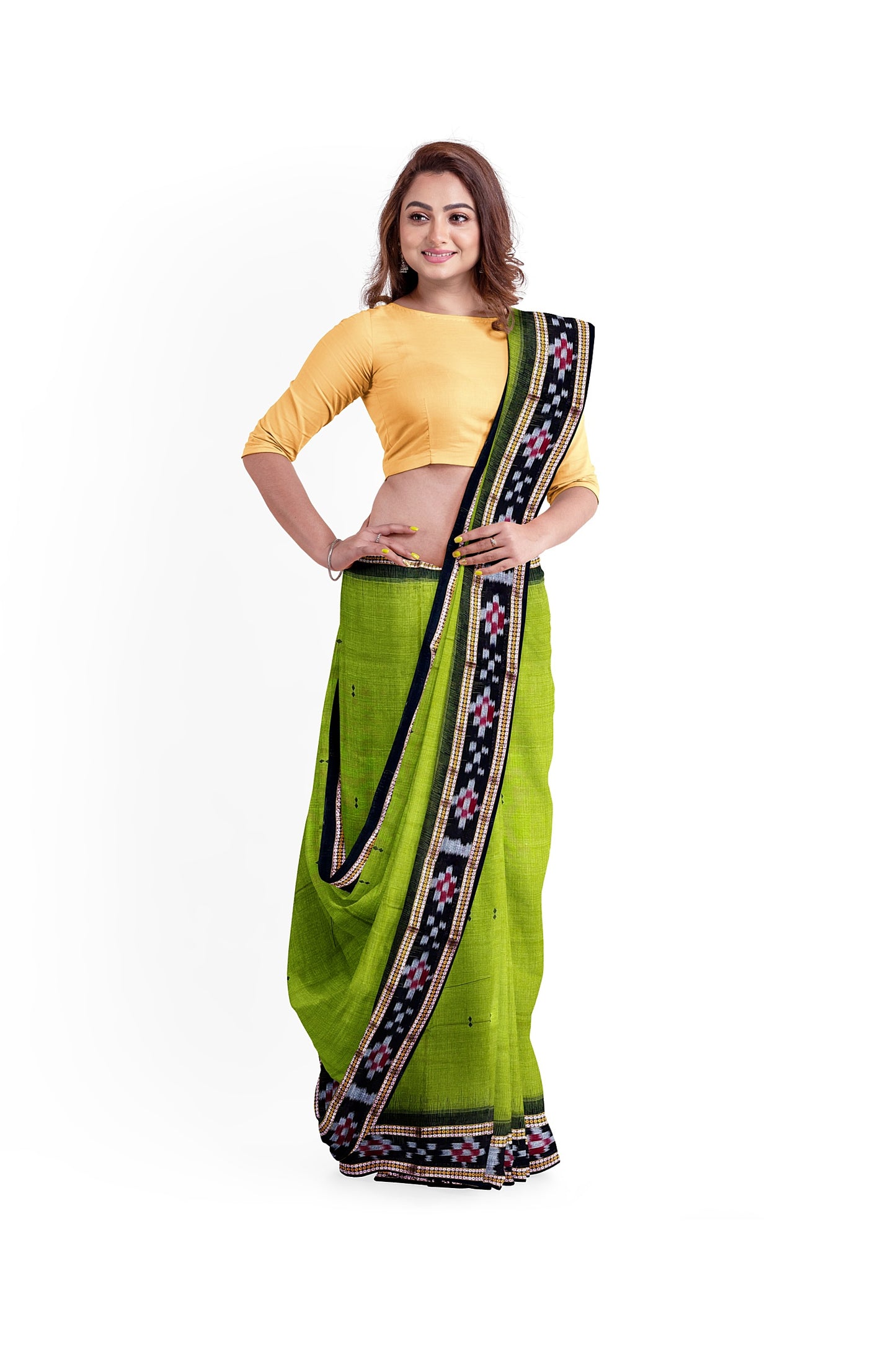 Border pasapali khandua cotton saree