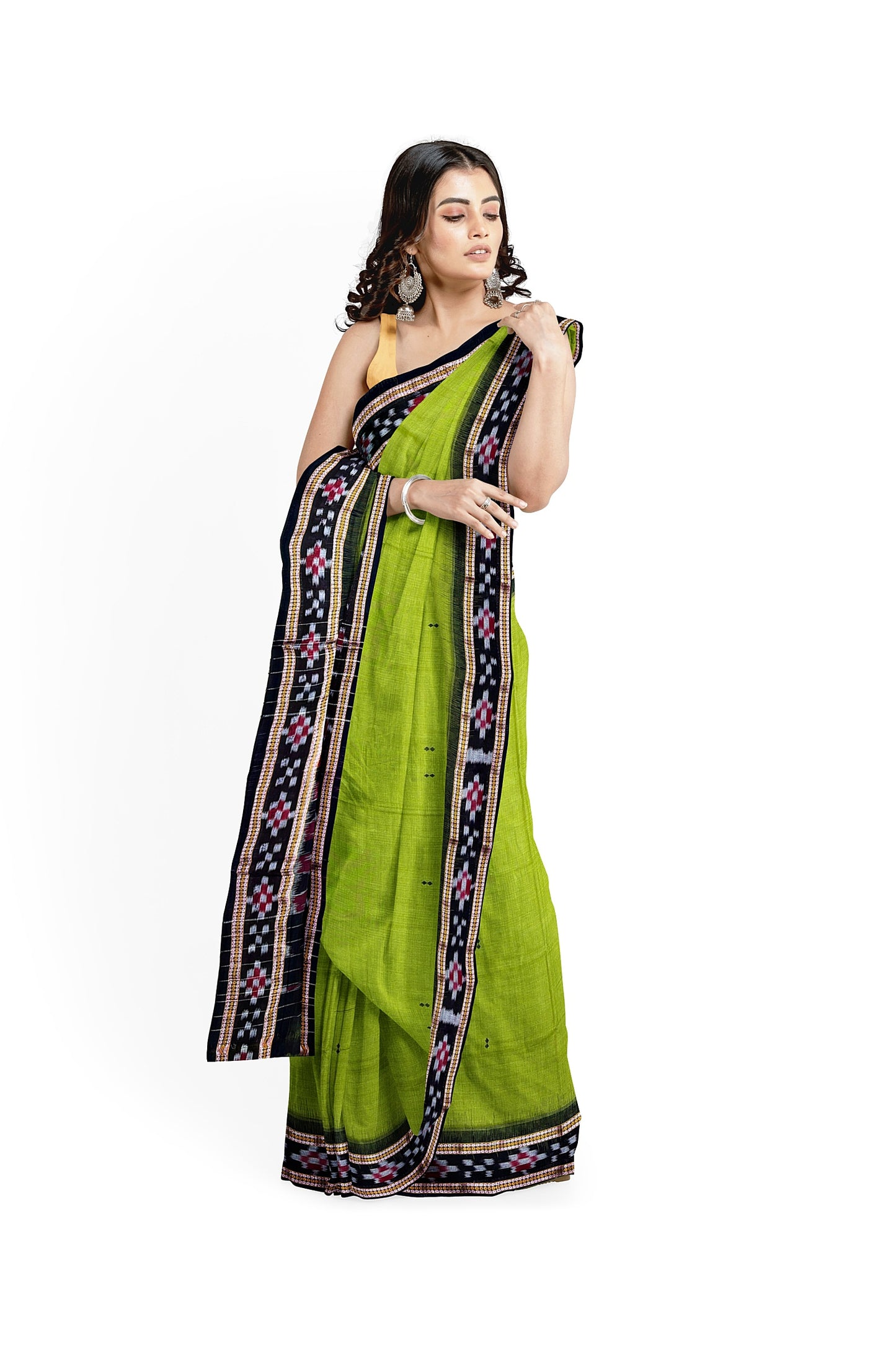 Border pasapali khandua cotton saree
