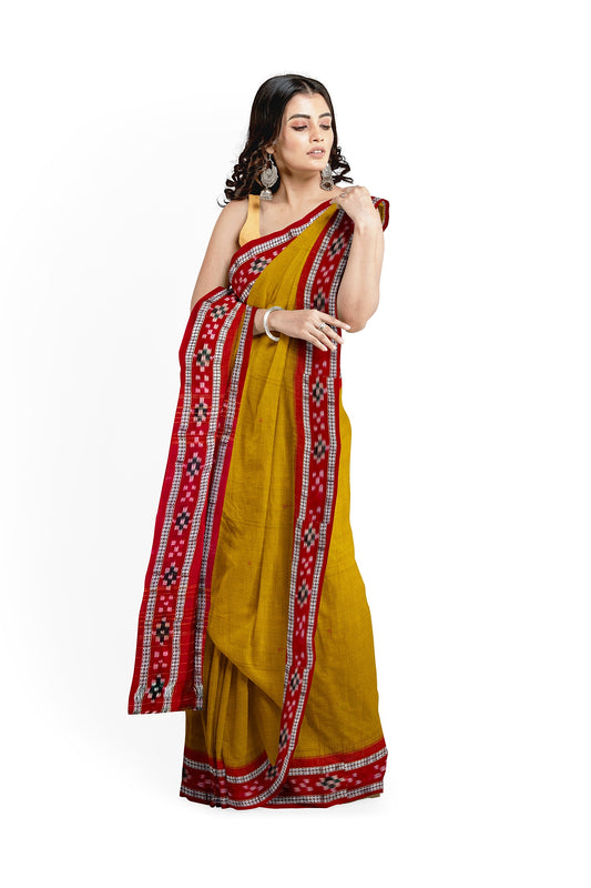 Border pasapali khandua cotton saree