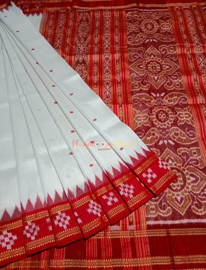 BORDER PASAPALI KHANDUA SAREE